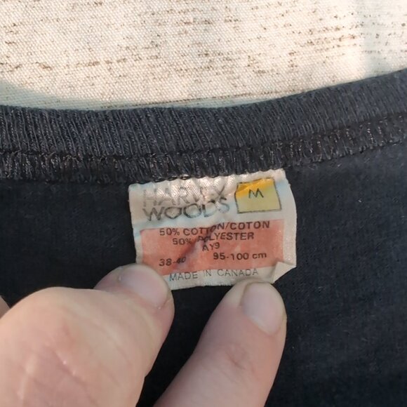 Harvey Woods Vintage Graphic Tee Black Marilyn Style Art – Unisex Medium - Picture 6 of 8